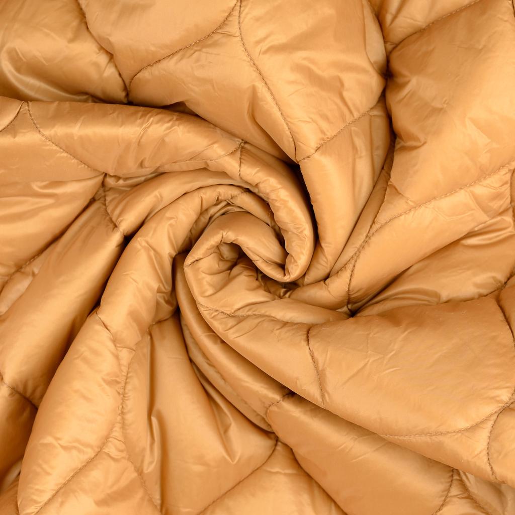 Howarth - Plain Quilted Fabric - Tan