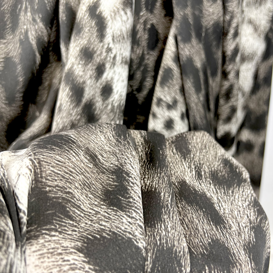 Polyester Animal Print Dress Fabric