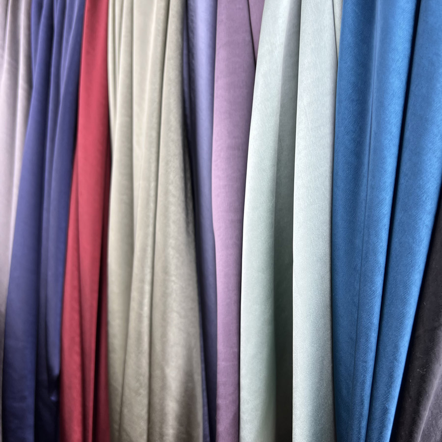 Polyester Satin Stretch - Bella - Denim