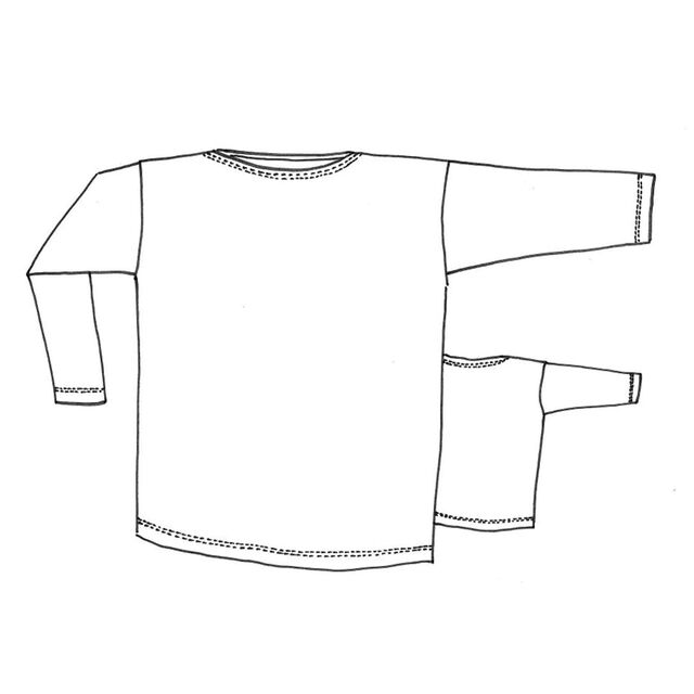 Tessuti - Mandy Boat Tee Pattern (UK XXS-3XL) / Mandy Boat Tee Tessuti sketch