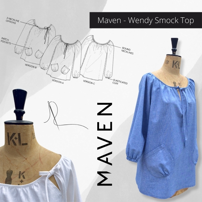 9. Maven - Wendy Smock Top