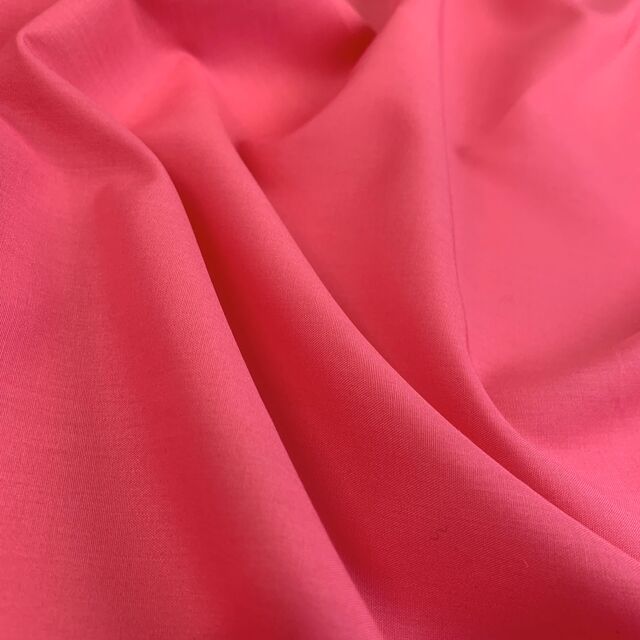 Superior quality plain-  poly- cotton - cerise- cu1