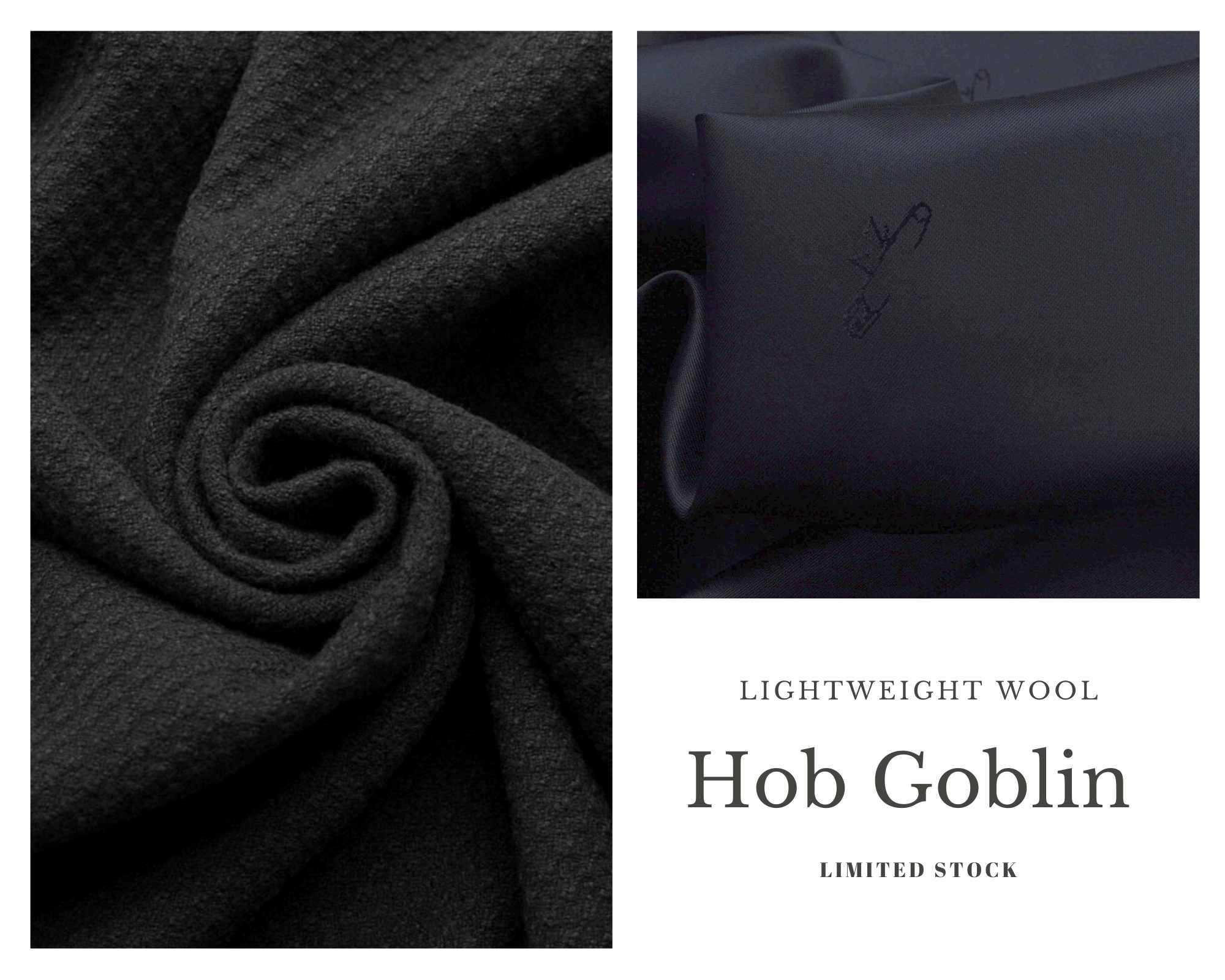 Coating Fabrics - Product Hob Goblin - Black textured coating