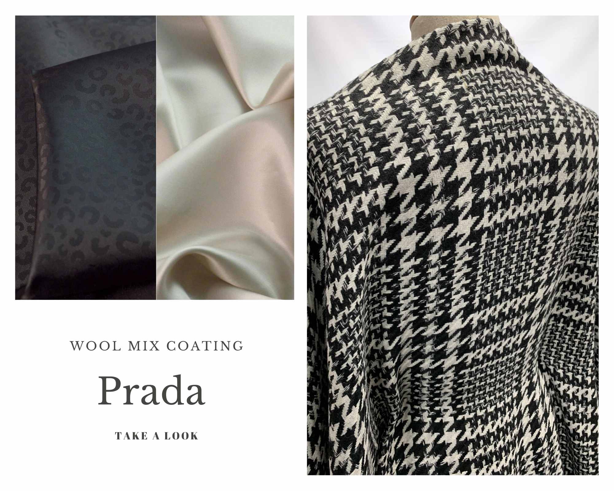 Coating Fabrics - Product Prada - black and white check (1)