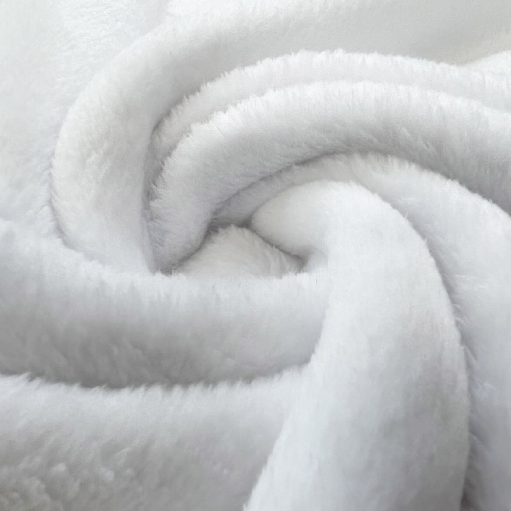 Tecido Ultrasoft Fleece 1m x 1,60m Branco