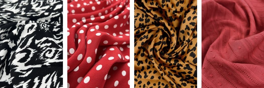 Crinkle_Viscose_Black_Finest_Silk_Polka_Tanza_Dobby_Voile_Red