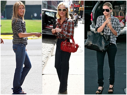 American Film Stars Love Plaids