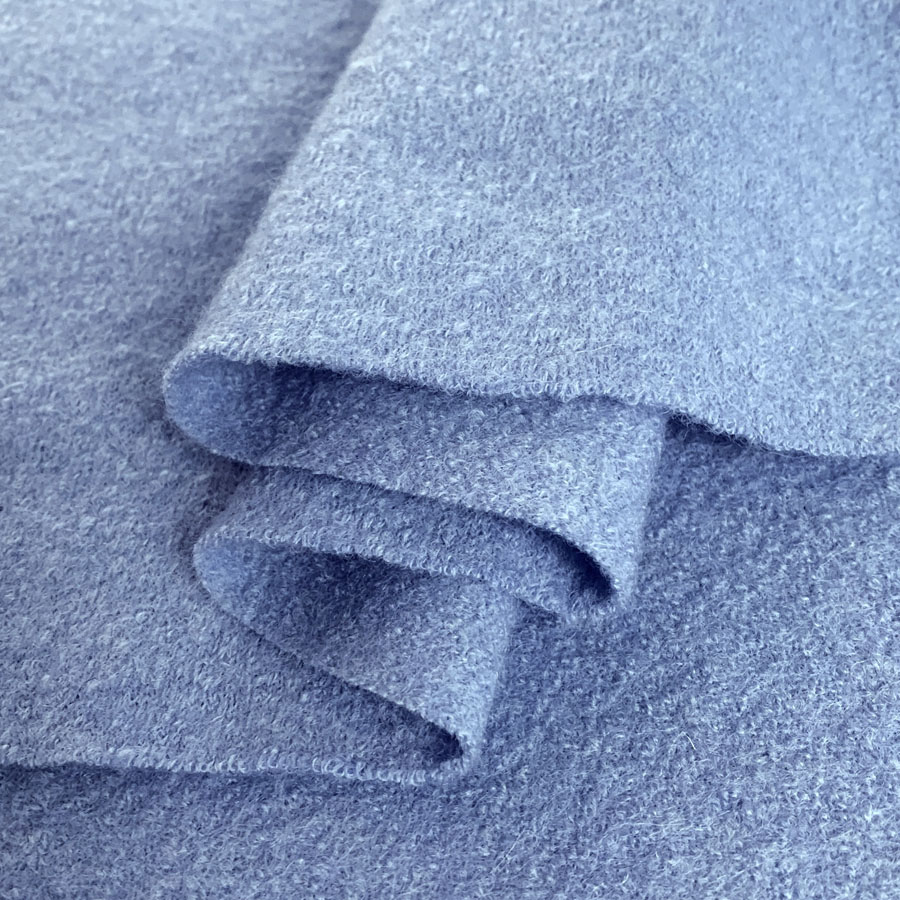 Grey Boiled Wool Fabric  Cloth House • Cloth House