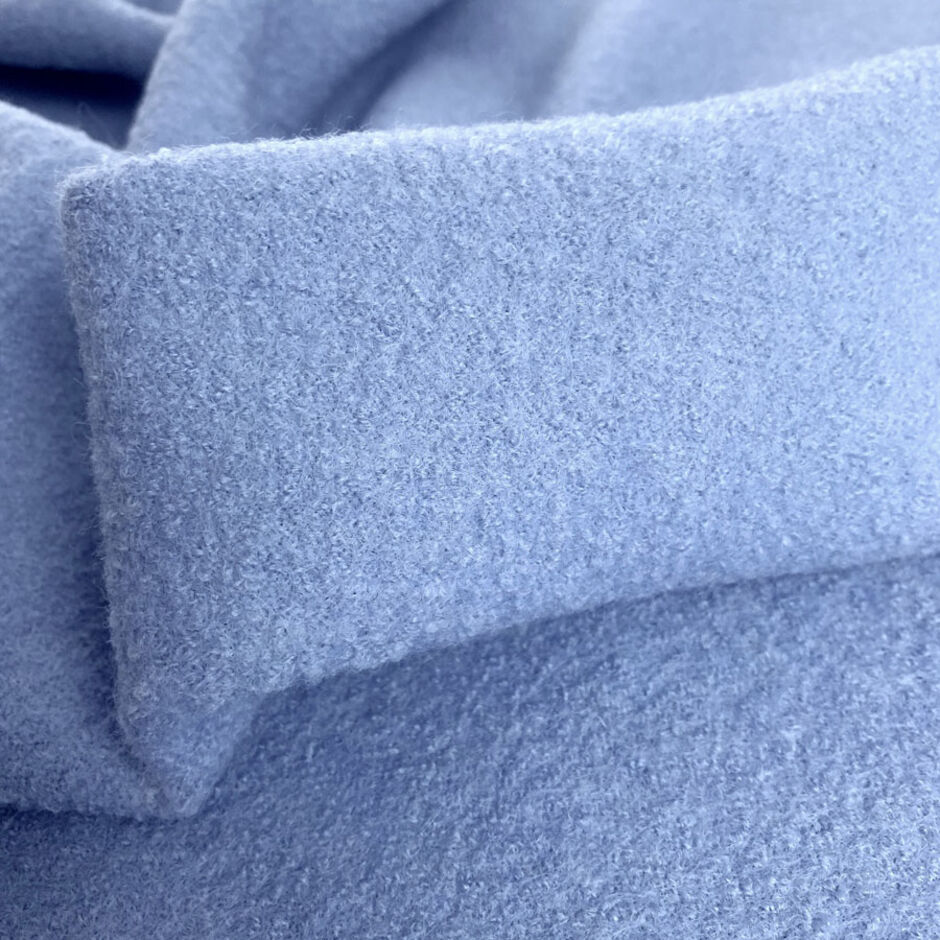 Light Blue Fleece Fabric - by The Yard