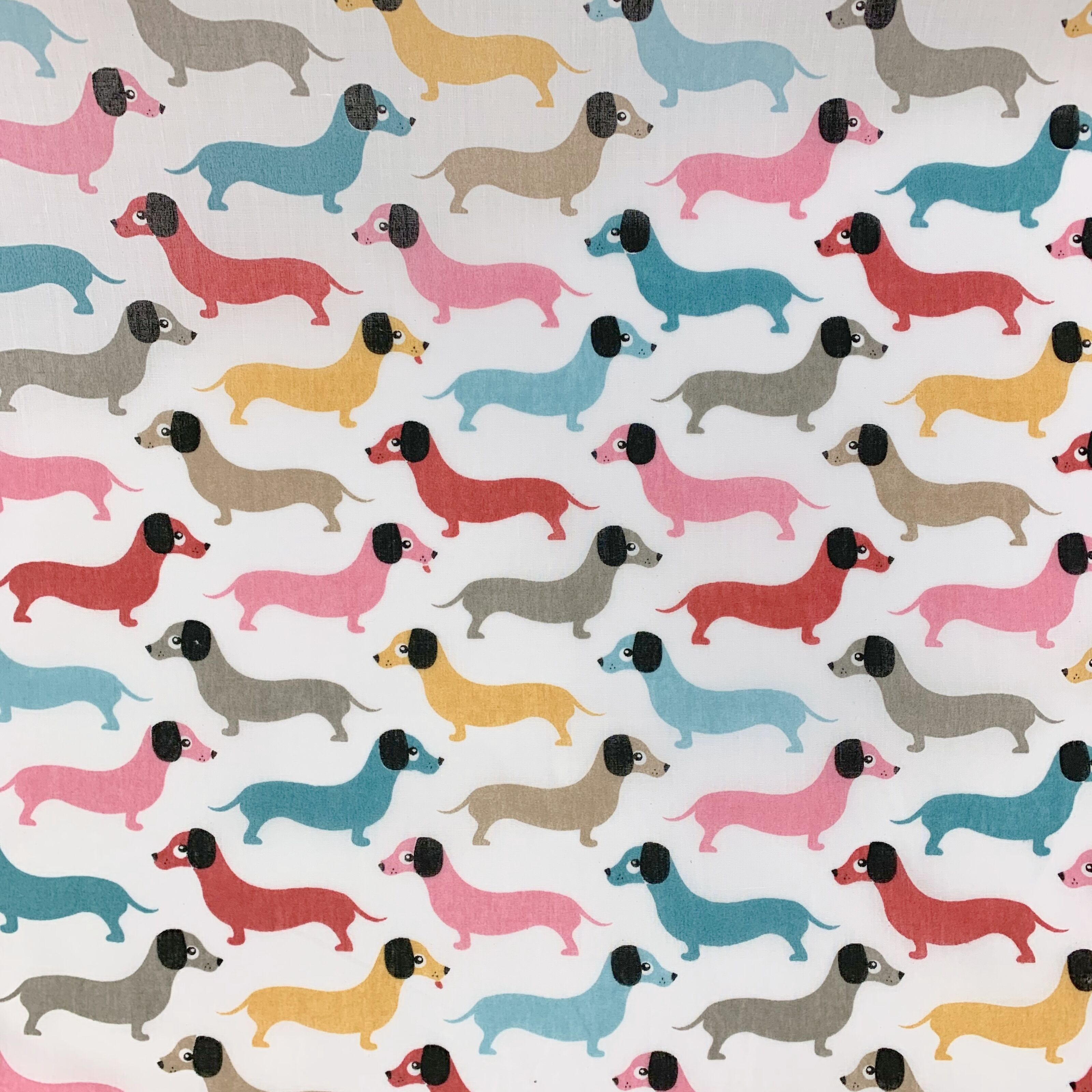 Wiener dog shop fabric