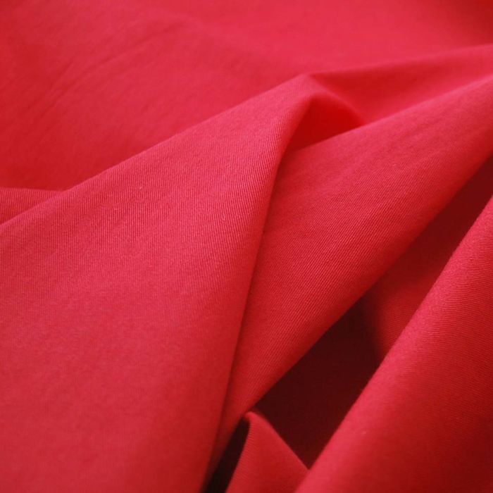 Cherry Ripe - Red Cotton Gabardine