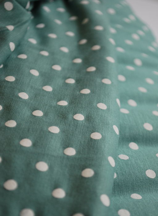 Mazurka - Aqua Jersey Fabric