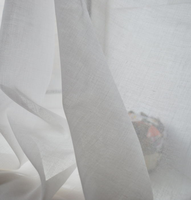 Finery White Cotton Voile