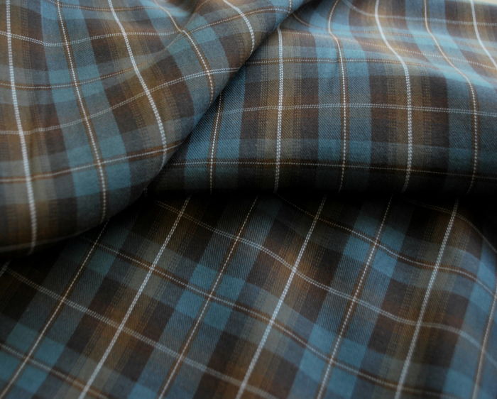 Soft Cotton Plaid Shirting