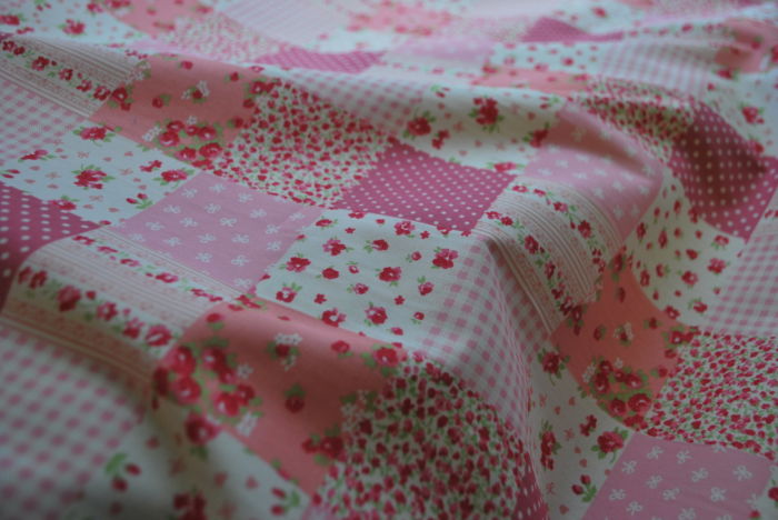 Cotton Poplin Patch Pink