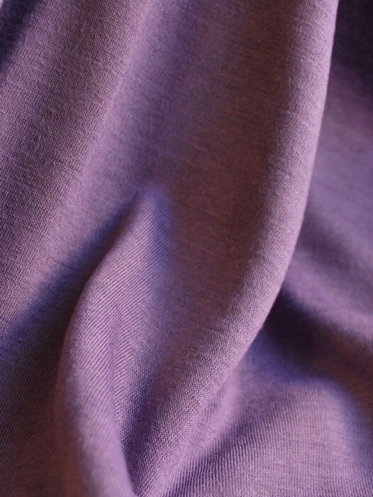 Viscose Jersey Dress Fabric Heather Close Up