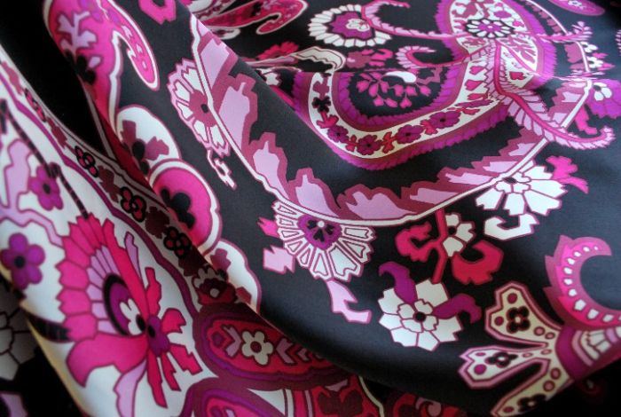 Prima Dona Paisley Polyester dress fabric